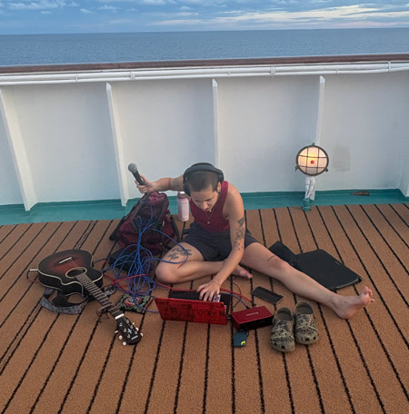 Thea Delphine at Semester at Sea